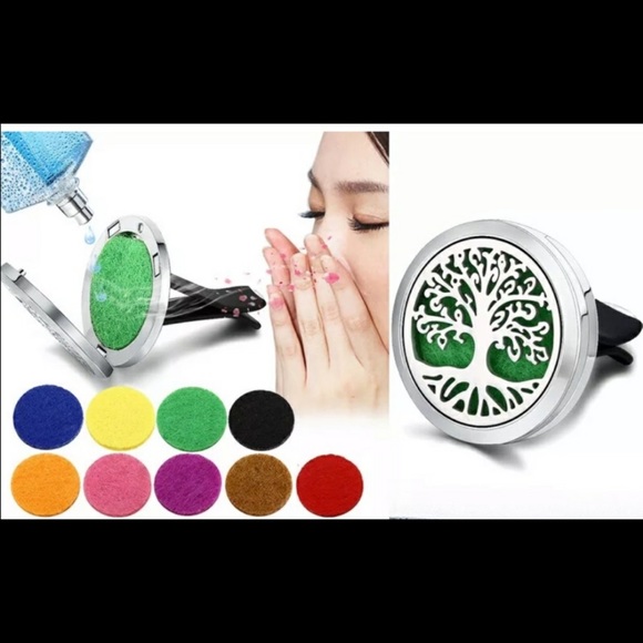 Silver Essential Oil Car Diffuser - Picture 6 of 7